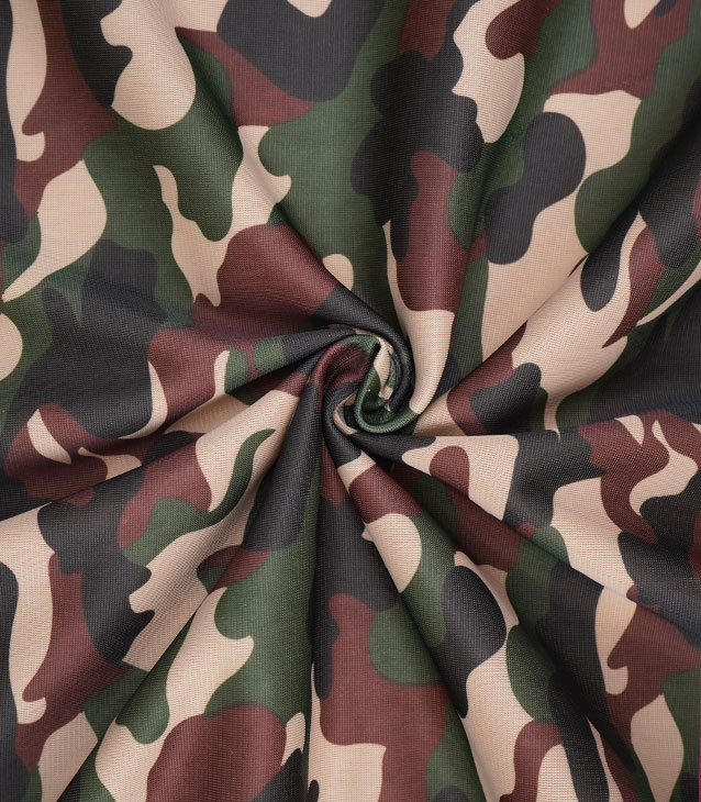 Tissu de polyester tricoté en chaîne d'impression
